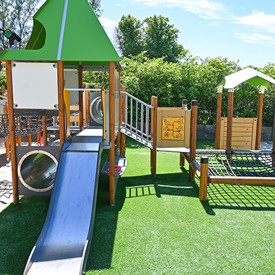 Unimix bridge to bring together UniPlay and UniMini play systems. This allows for younger and older children to play together.